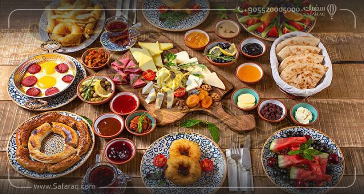 انواع صبحانه ترکیه و غذاهای ، با تصاویر تماشا کنید.