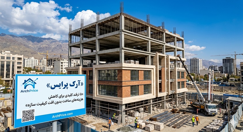 آرک رایس محاسبه هزینه ساخت ساختمان